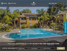 Tablet Screenshot of fairwayglen.com